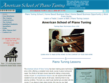 Tablet Screenshot of piano-tuning.com